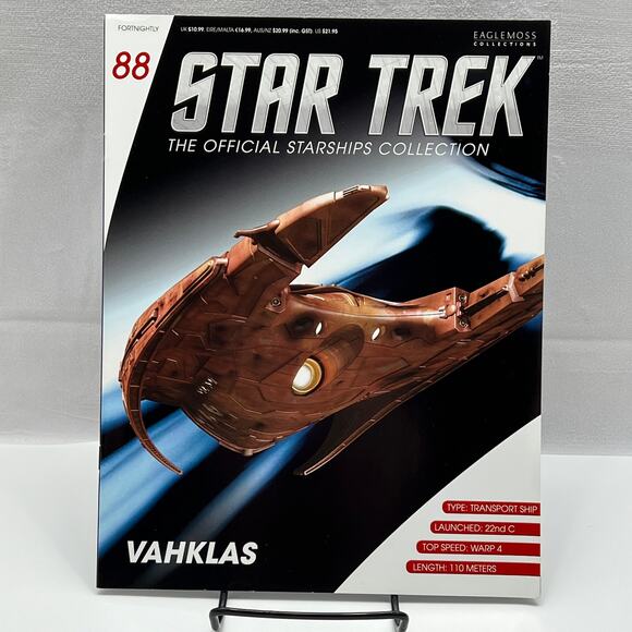 Eaglemoss 2018 Star Trek Vahklas Diecast Starship 88 - Picture 8 of 9